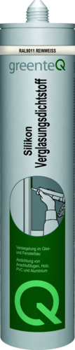 Silikonas FA-SIL alkoxy baltas RAL9010, 310ml.  greenteQ