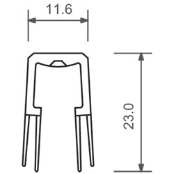 S7639 tarpinė slenksčiui pilka, L= 1100 mm., greenteQ