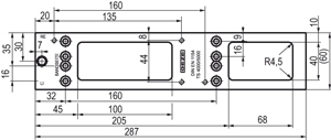 Montavimo pl. TS4000/TS5000, EV1