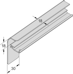 B256/70RS BLANK Antgalis įtinkuojamas 70mm, (pak. 25vnt.) Gutmann