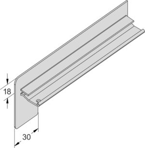 B254/110 RS BLANK, Antgalis neįtinkuojamas 110mm, (pak.25vnt.) Gutmann